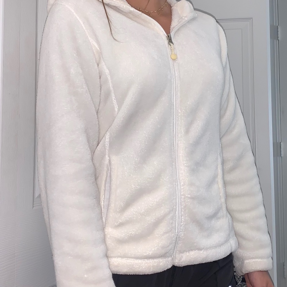 Fluffy Zip Up Hoodie
